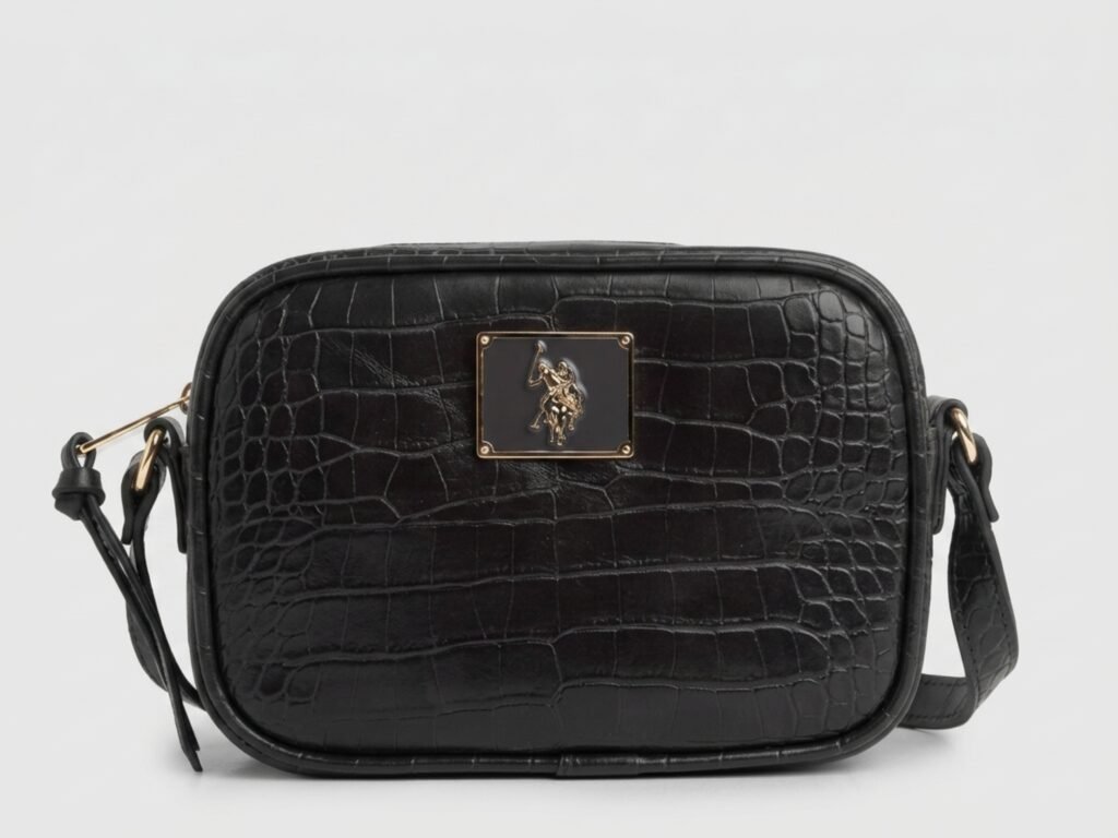Crocodile Embossed CrossBody Bag