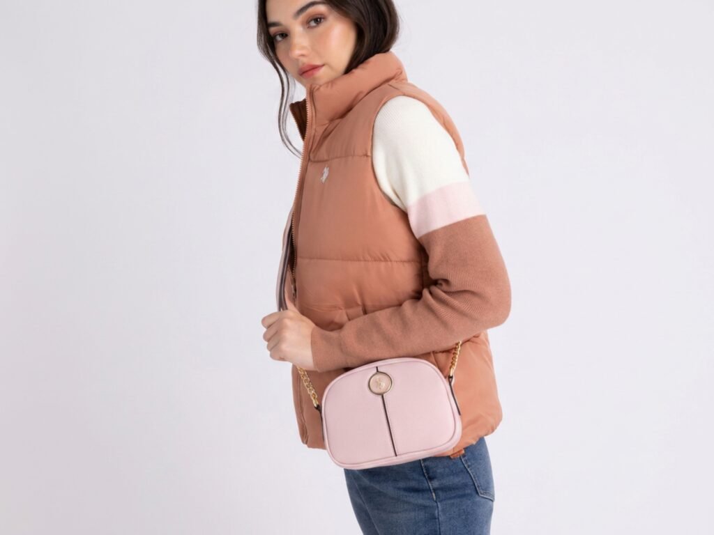 Enamel Chain CrossBody Bag