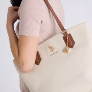 Solid Lock Tote Bag